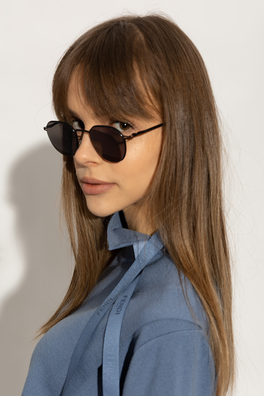 IetpShops Italy - Black 'Talvi' sunglasses Mykita - Fade Frame Cat